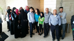 بالصور: بدء أولى جلسات محاكمة قتلة عائلة دوابشة في المحكمة المركزية باللد